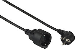 HAMA Schuko - Schuko Cable 3m Μαύρο 00047869