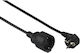 HAMA Schuko - Schuko Cable 3m Μαύρο 00047869