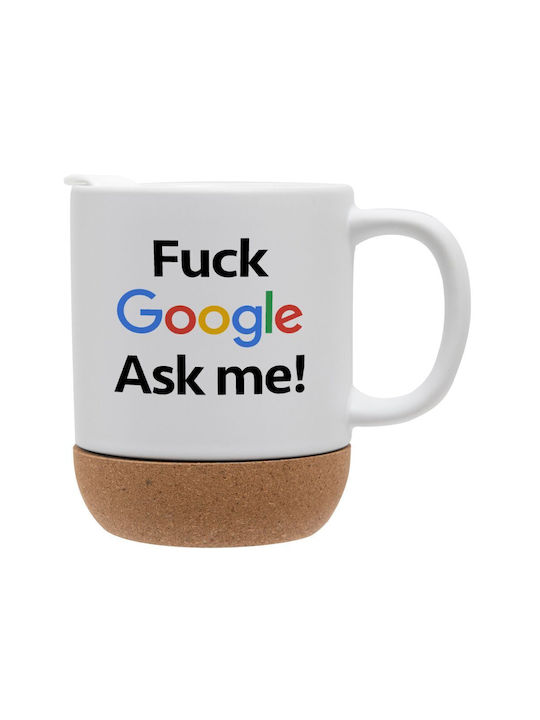Koupakoupa Fuck Google Becher Keramik mit Deckel 330ml