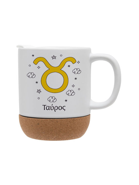 Koupakoupa Ζώδια Ταύρος Κούπα Κεραμική με Καπάκ...