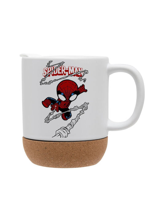 Koupakoupa Spiderman Kid Mug Ceramic with Lid 330ml