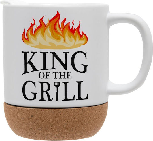 Koupakoupa King Grill Mug Ceramic with Lid 330ml