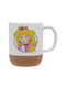 Koupakoupa Princess Peach Чаша Керамично с Капак Оранжев 330мл