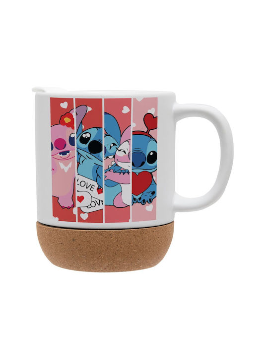 Koupakoupa Love Becher Keramik mit Deckel 330ml