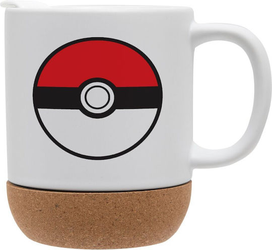 Koupakoupa Pokemon Ball Mug Ceramic with Lid 330ml