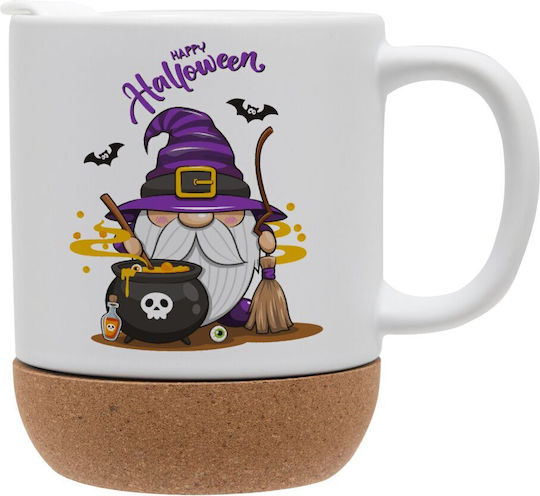 Koupakoupa Happy Halloween (Halloween) Becher Keramik mit Deckel 330ml