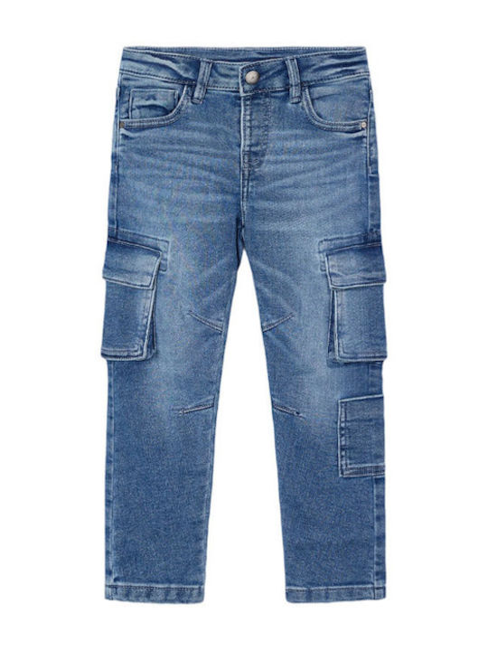 Mayoral Pantaloni copii din denim Denim Întunecat