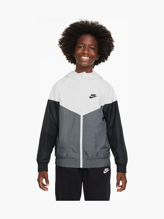 Nike NSW Kids Sports Jacket with Hood Multicolour