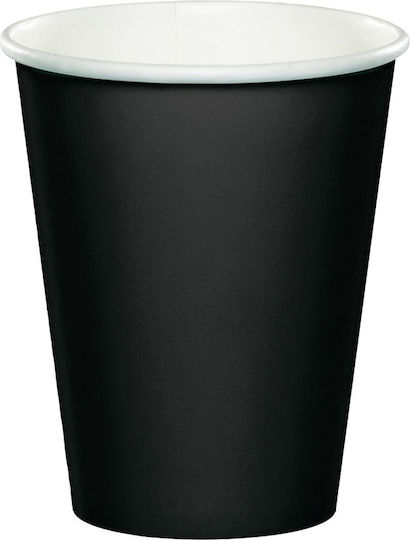 THalassinos Disposable Cup Paper Black 480ml 50pcs