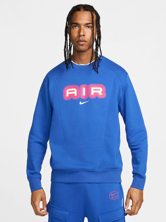 Nike M Nsw Sw Air Crew Ανδρικό Φούτερ Μωβ