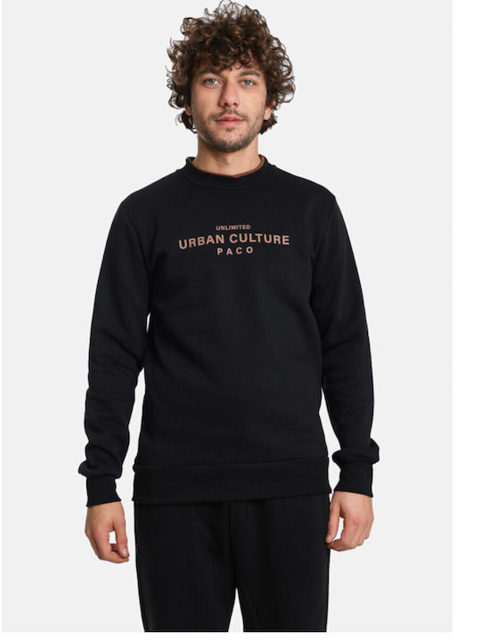 Paco & Co Herren Sweatshirt black