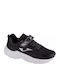 Horizon Jr Παιδικά Sneakers με Σκρατς Μαύρα