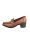 Ragazza Leder Pumps Tabac Braun