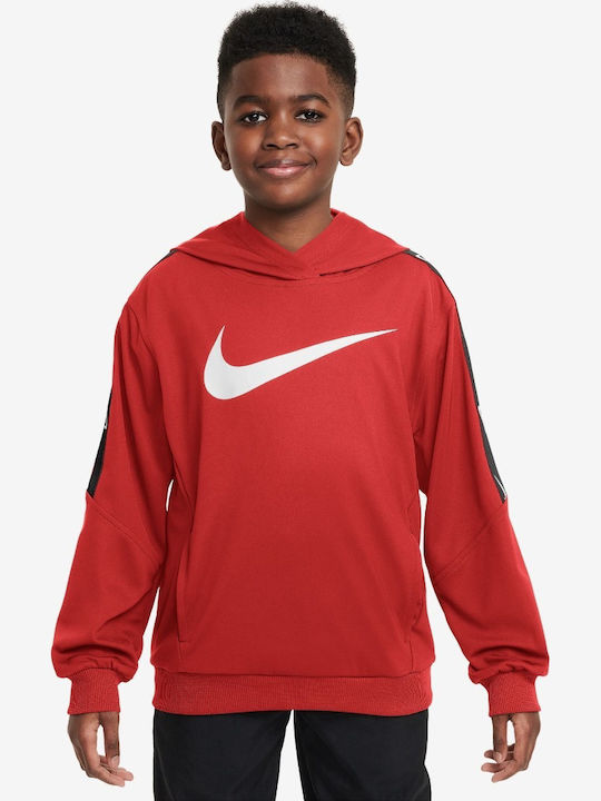 Nike Παιδικό Φούτερ με Κουκούλα και Τσέπες Κόκκ...