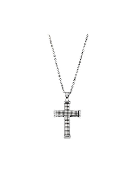 Puppis Metal Silver Tone Material Stainless Steel Chain Length 70cm