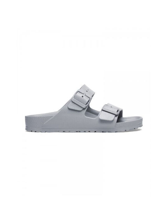 Birkenstock Arizona Eva Damen Flache Sandalen in Gray Farbe Schmal Passform