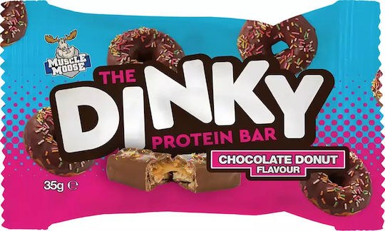Muscle Moose The Dinky Proteinriegel mit Schokoladen-Donut-Geschmack 35 g