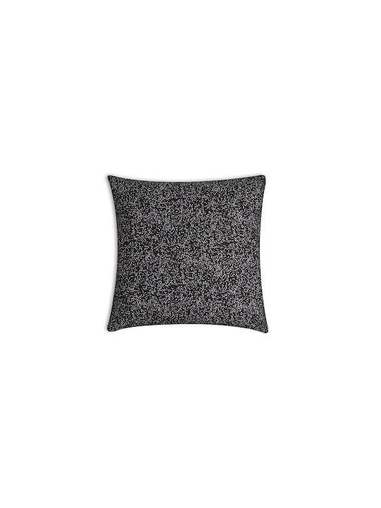 Bed&Bath Decorative Pillow Case from 100% Cotton Black 40x40cm