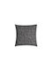 Bed&Bath Decorative Pillow Case from 100% Cotton Black 40x40cm