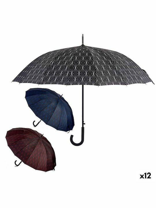 BigBuy Umbrella Compact Blue