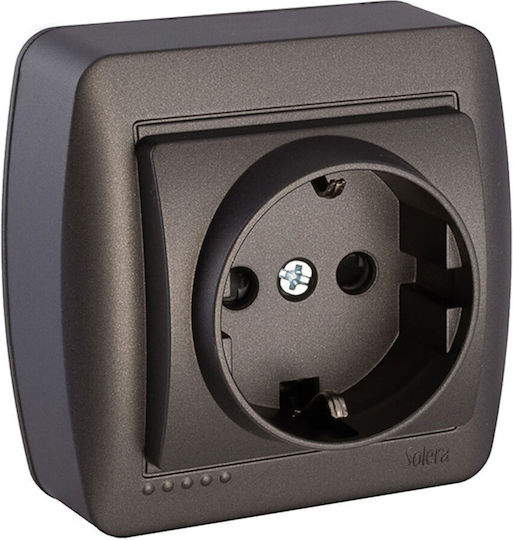 Solera Power Socket Gray 1pcs