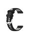 Silikonarmband Kreuzstruktur Zweifarbig Xiaomi Watch 2 Pro Xiaomi Watch S3 Schwarz+Grau