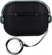 TelForceOne Headset Silicone Case with Hook in Green for Apple AirPods 1/2