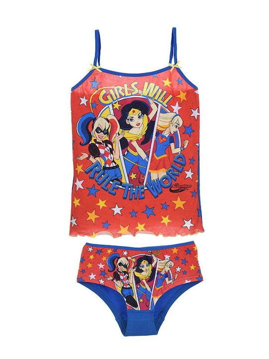 Disney Kids' Set Boxer with Undershirt red 2pcs