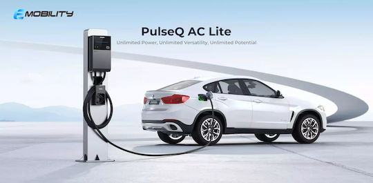 Topdon PULSEQ AC LITE Επιτοίχιος Μονοφασικός Σταθμός Φόρτισης 22kW με Ενσωματωμένο Καλώδιο Type 2 (LITECABLE22)