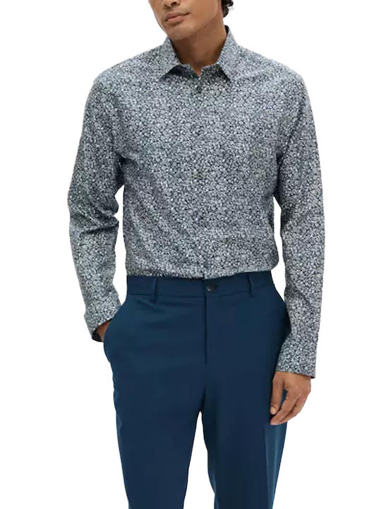 Selected Men's Shirt Long Sleeve Blue