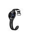 Λουράκι Σιλικόνης Concave Leopard Print Butterfly Amazfit Bip 5 Black