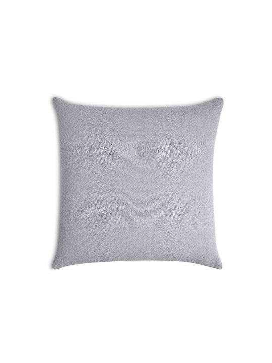 Bed&Bath Decorative Pillow Case from 100% Cotton Silver 57x57cm