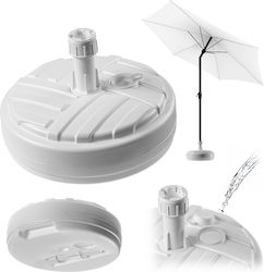 Kadax Stand De Umbrelă Din Plastic Alb 39x39cm Kadax Stand De Umbrelă Din Plastic Alb 39x39cm