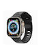 Orso Strap Silicone Black (Apple Watch 44/45/46mm/Ultra 49mm)