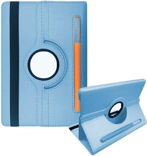 Rotating 360 Stand Tablet Case Pen Socket Lenovo M10 Γαλάζιο