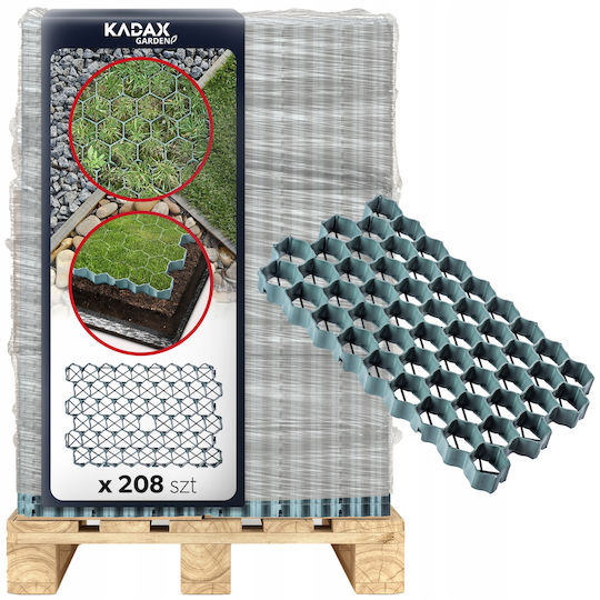 Kadax Coridor pentru Podea de Grădină 60x40buc 208buc