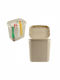 Kadax Wäschekorb Kunststoff 6lt mit Deckel Beige