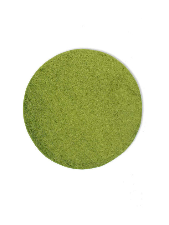 Rug Round Shaggy Smart Green