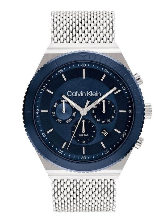 Calvin Klein Fearless Ανδρικό Ρολόι 44mm Χρονογ...