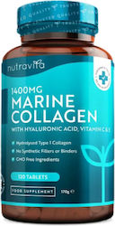 NutraVita Marine Collagen 1400мг 120 табове