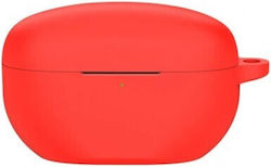 Silicone Case for Sony WF-1000XM5 Wireless Earphones with Carabiner Included Red Color Silicone Case for Sony WF-1000XM5 Wireless Earphones with Carabiner Included Red Color