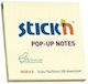 Stick'N Sticky Note Pads in Cube Yellow 7.6x7.6cm Stick N Notes