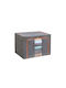 Tesatura Cutie de Depozitare cu Capac Gri 60x42x40cm 1buc