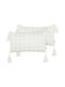 Set 2 Zierkissen Helle Beige Douris 30 x 60 cm