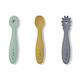 Saro Baby Set with Spoons made of Silicone for ...