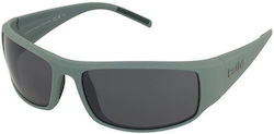 Bolle King Sunglasses Πράσινα with Acetate Frame & Gray Lens
