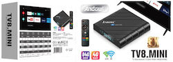 Andowl TV8.Mini 8K UHD 4GB RAM με Android 13.0