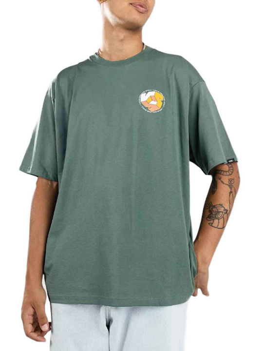 Vans Men's Short Sleeve Blouse Dark Forest, Middle Green