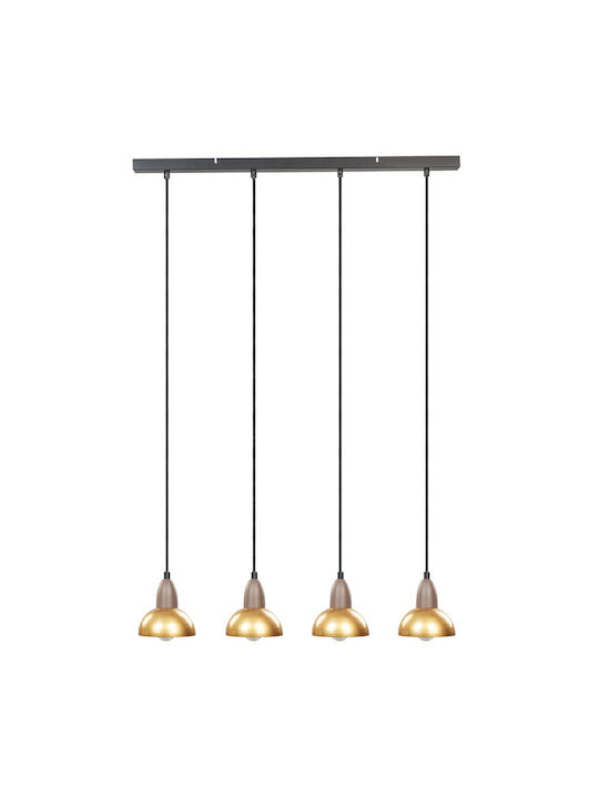 Beliani Suspendat Candelabru Bronz