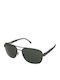 Carrera Unisex Sunglasses With Black Metallic Frame And Grey Lens